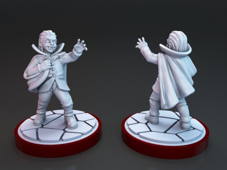 Halloween kids in costume miniatures