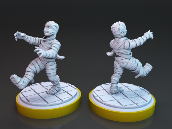Miniaturas de niños disfrazados para Halloween
