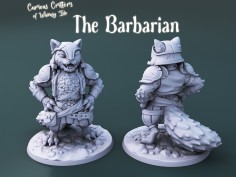Criaturas Curiosas de la Isla del Capricho. Miniatura "El Bárbaro"