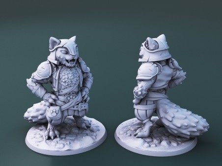 Curious Critters of Whimsy Isle. "The Barbarian" miniature