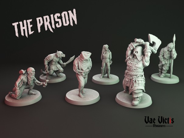 The prison miniatures set