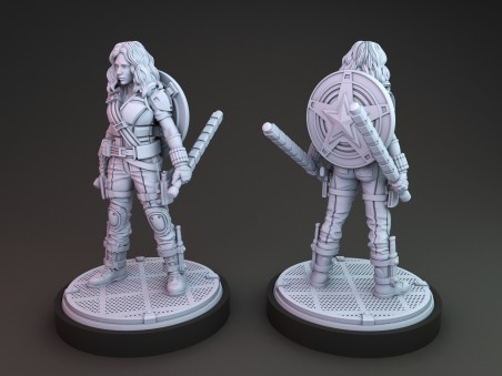 Black Widow miniature