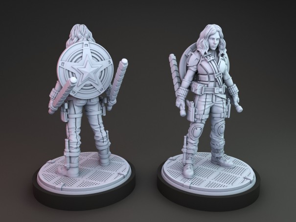 Black Widow miniature