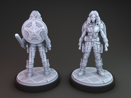 Black Widow miniature