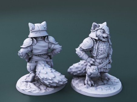 Curious Critters of Whimsy Isle. "The Barbarian" miniature