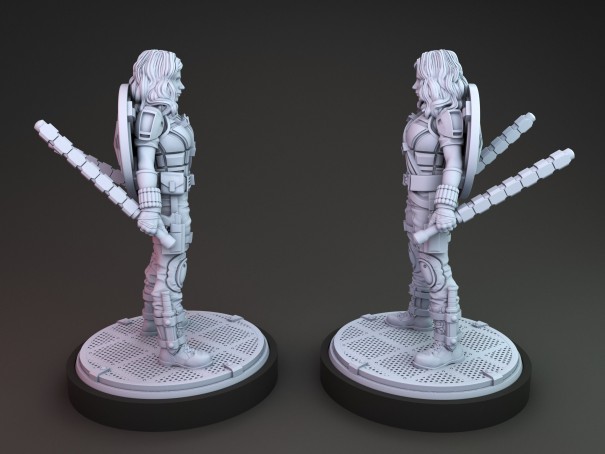 Black Widow miniature