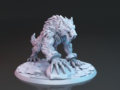 Miniatura de Fangrir, el lobo gigante