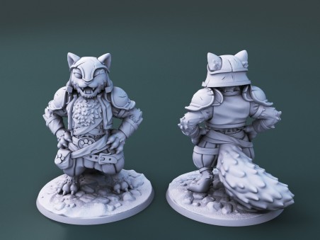 Curious Critters of Whimsy Isle. "The Barbarian" miniature