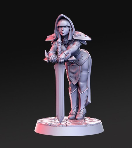 Miniaturas de Kara y Silencia Pin-Up