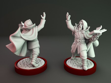Unmatched sidekick Merlin miniature for King Arthur
