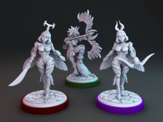 Miniaturas de guerreras
