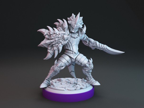Draconian Warrior miniature