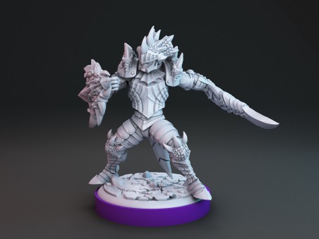 Draconian Warrior miniature