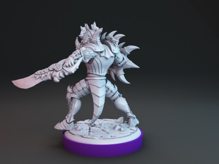 Draconian Warrior miniature