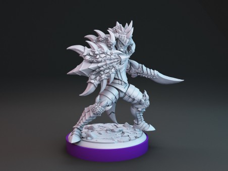 Draconian Warrior miniature