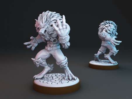 Miniatura de Guerrero Hombre Lobo
