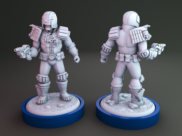 Judge Dredd miniature