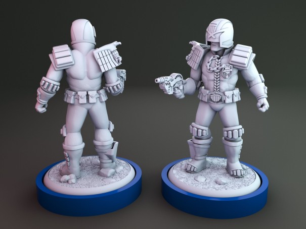 Judge Dredd miniature