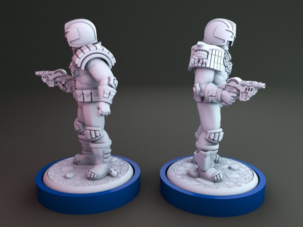 Judge Dredd miniature