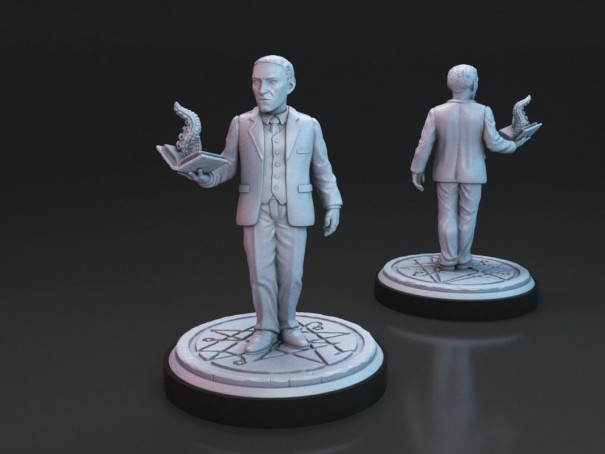 H.P Lovecraft cultist and human version miniatures