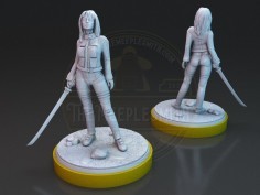 The Bride from Kill Bill Miniature
