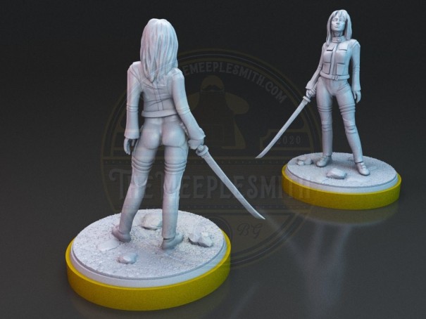 The Bride from Kill Bill Miniature