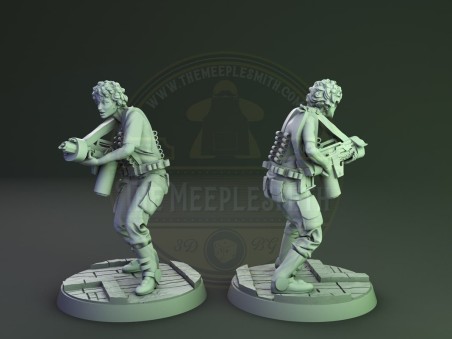 Miniaturas de Alien y Ripley