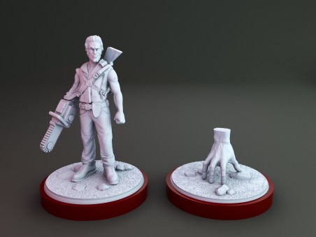 Brucy and his hand miniatures Fan Art for tabletop, board games, wargames, dioramas, paint and display...