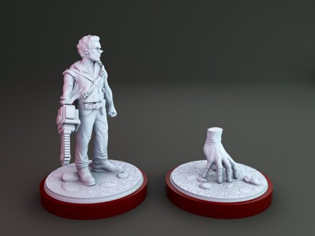 Brucy and his hand miniatures Fan Art for tabletop, board games, wargames, dioramas, paint and display...