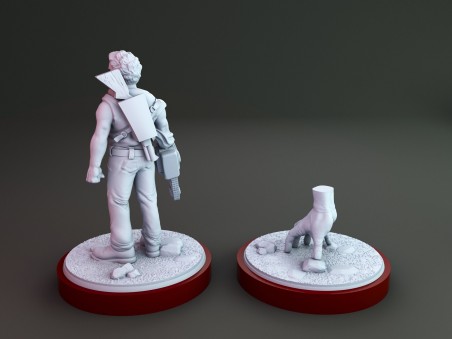 Brucy and his hand miniatures Fan Art for tabletop, board games, wargames, dioramas, paint and display...