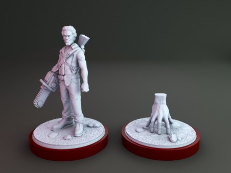 Brucy and his hand miniatures Fan Art for tabletop, board games, wargames, dioramas, paint and display...
