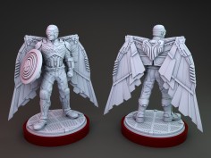 Miniatura de Capitán América - Halcón