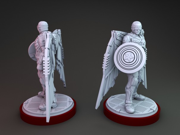 Miniatura de Capitán América - Halcón