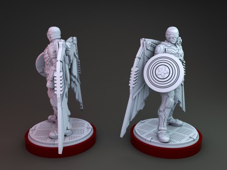 Falcon new Captain America miniature