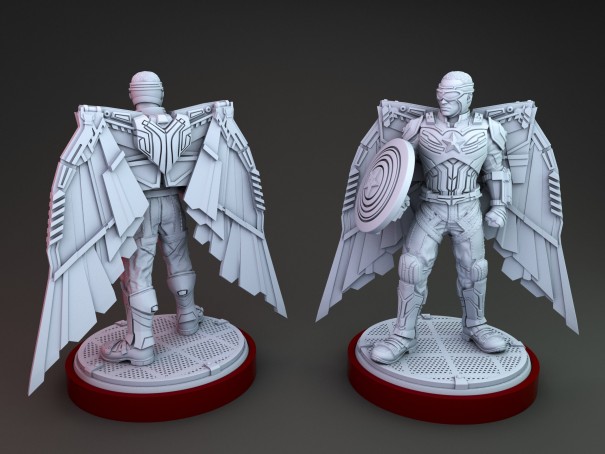Miniatura de Capitán América - Halcón