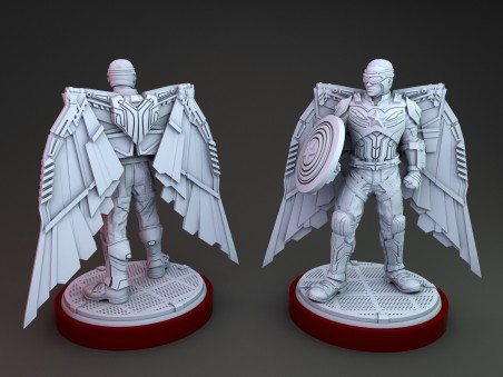 Falcon new Captain America miniature