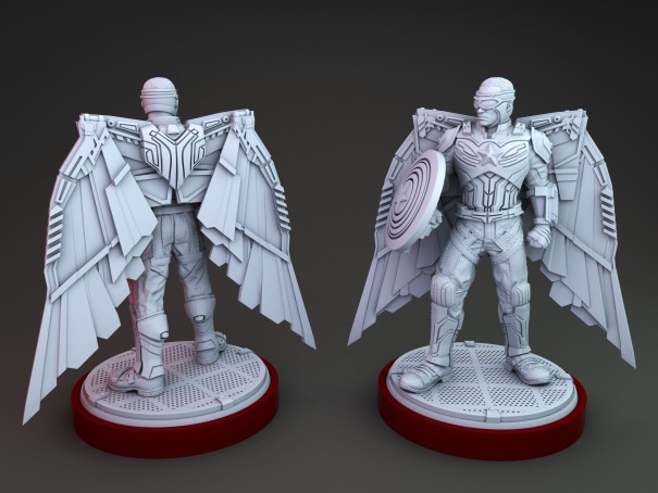 Miniatura de Capitán América - Halcón