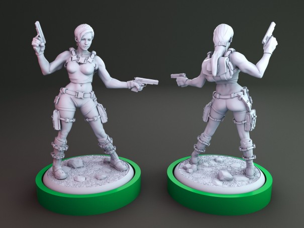Lara Croft  miniature