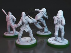 Unmatched: Secuaces OutLaws para Robin Hood vs Bigfoot (pack de 4 unidades) 2