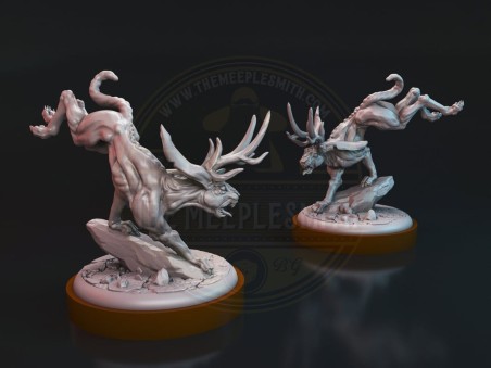 Unmatched sidekick Wild Jackalope (a.k.a. Lebrilope ) miniature for Bigfoot