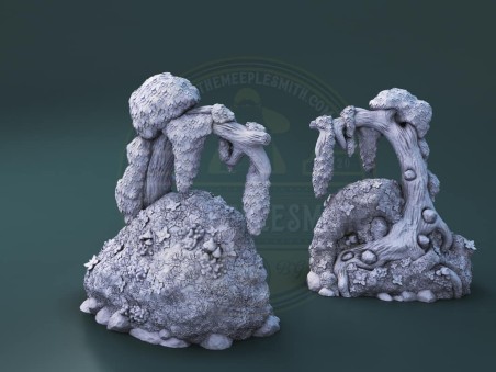 Curious Critters of Whimsy Isle. "Willow Wisp" miniature