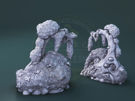 Curious Critters of Whimsy Isle. "Willow Wisp" miniature
