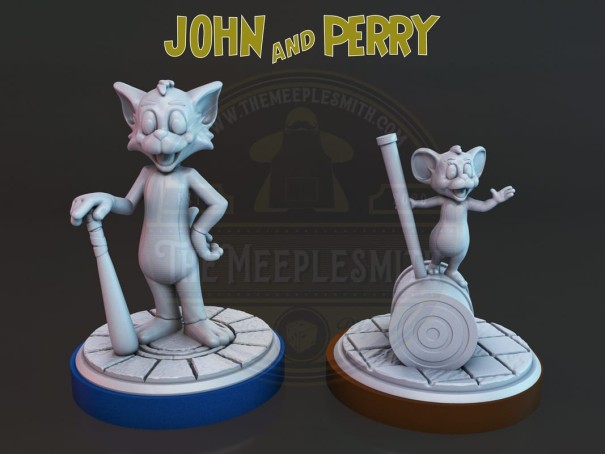 John and Perry miniature