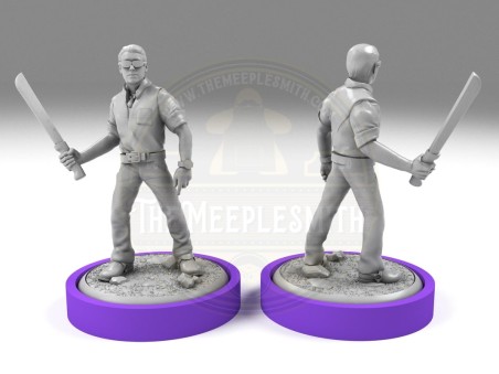 Unmatched sidekick Dr. Malcom miniature for Dr Sattler vs T-Rex
