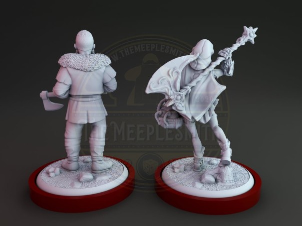 Unmatched sidekick Huntsman & Little Red Riding miniature for Little Red Riding (pack of 2 minis)