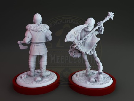 Unmatched sidekick Huntsman & Little Red Riding miniature for Little Red Riding (pack of 2 minis)