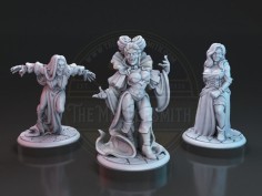 Aliadas de Drácula para Unmatched (pack de 3 miniaturas)