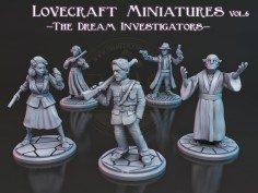 Pack de Miniaturas Lovecraft Vol.6 "Los Investigadores del Sueño"