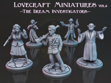 Lovecraft Miniatures Pack Vol.6 "The Dream Investigators"