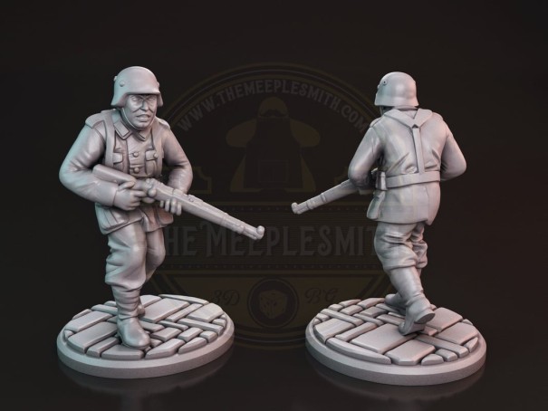 German soldier 4 miniature